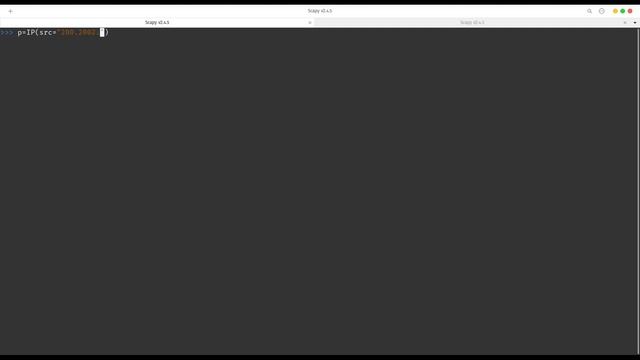 Scapy send and sniff смотреть онлайн