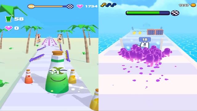 Satisfying Mobile Games 2023 - Juice Run, Join Blob Clash 3D, Tall Man Run, Sandwich Runner... смотреть онлайн