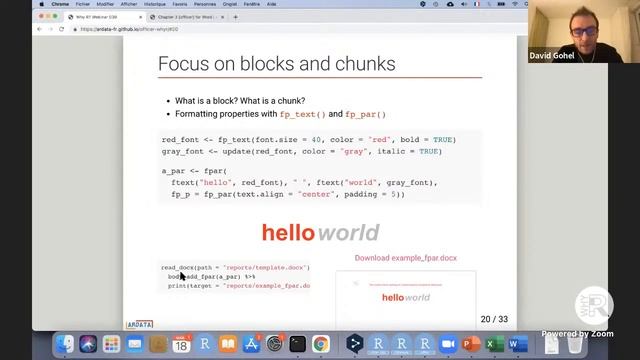 Why R? Webinar 039 - D. Gohel - officeverse : Creating Word and PowerPoint documents with R смотреть онлайн