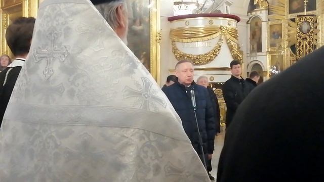 Александр Беглов о Бэлле Курковой на отпевании в Спасо-Преображенском соборе Санкт-Петербурга. смотреть онлайн