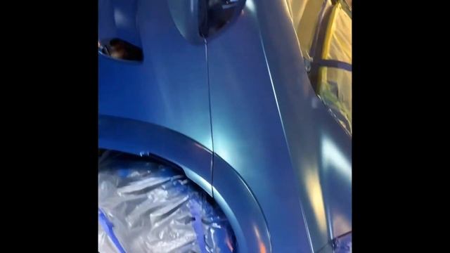 Widebody installed and Pearl coat sprayed смотреть онлайн