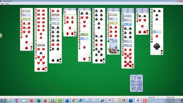 How to beat Four Suit Spider Solitaire tutorial смотреть онлайн
