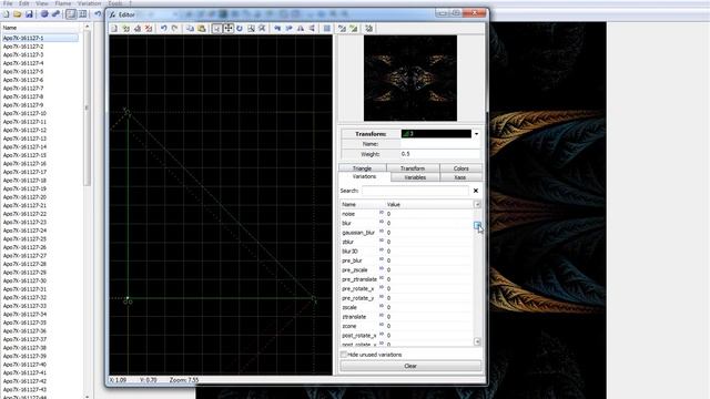 Apophysis техника Elliptic-Splits смотреть онлайн