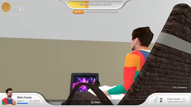 Искусство сидеть. Летсплей по chair simulator #1 смотреть онлайн