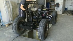 Сборка самодельного, полноприводного, полноповоротного минитрактора, на базе мостов УАЗ.