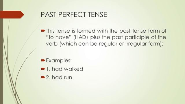 SIMPLE PAST AND PAST PERFECT TENSE смотреть онлайн