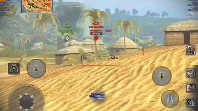 Wot Blitz. КВ-2 . Gameplay.БАБАХА)) смотреть онлайн
