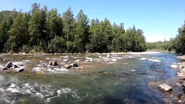 Водопад на реке Утулик, Байкал. смотреть онлайн