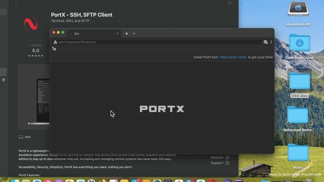 PortX SSH, SFTP Client Terminal Developer Tools App [MAC] Basic Overview - Mac App Store смотреть онлайн