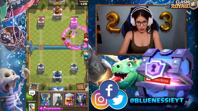 ¡MAZOS PARA SUBIR COPAS IMPARABLES!| Clash Royale | Blue Nessie смотреть онлайн