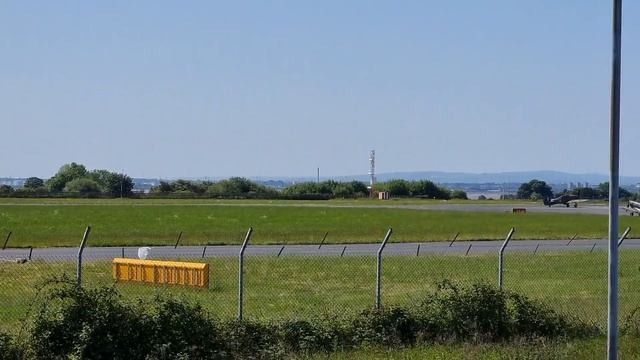 Battle of Britain Memorial flight departing Liverpool Airport for Battle of the Atlantic flypast смотреть онлайн