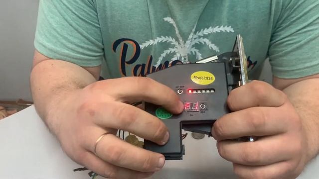 Настройка китайского монетоприемника с экраном