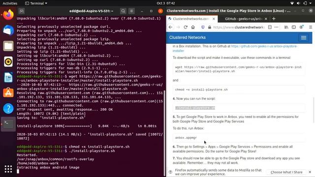 Anbox Android and Google Play Store Installation on Linux 2020 Guide смотреть онлайн