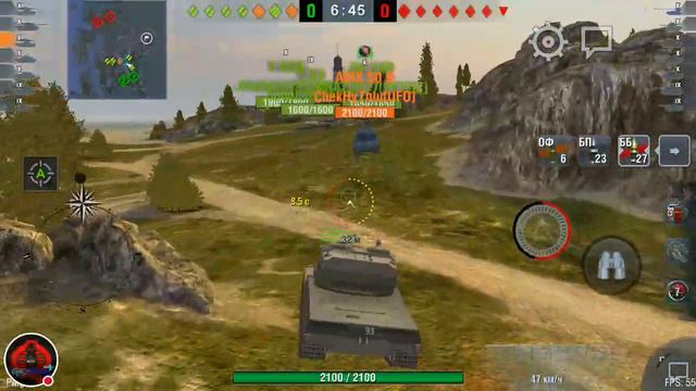 Wot blitz покатушки на AMX 50 B с "ChekHyTblu" смотреть онлайн