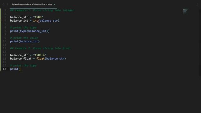 Parse a String to a Float or Int in Python | Python Examples | Python Coding Tutorial | Interview смотреть онлайн