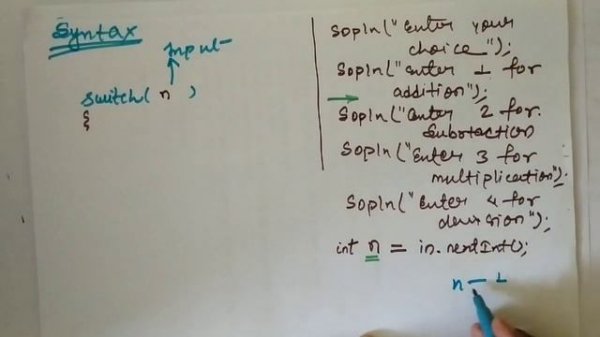 Switch case in java |calculator program by switch case| menu driven program with example|user choic