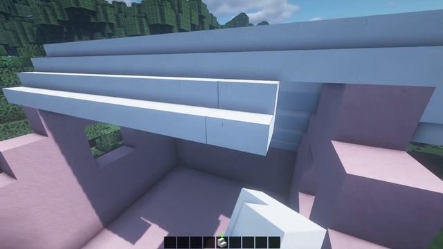Minecraft? How To Build A Pink House Easily And Simply #80