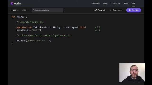 Kotlin Tutorial by Example #4 - operator functions смотреть онлайн