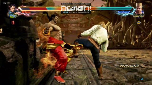 Tekken 7 (Feng,Gigas) Vs (Paul) FT5. смотреть онлайн