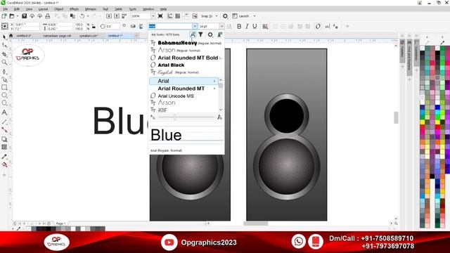 ?3D Design Kaise Banaye ? || How To Make 3D Design #ideas #poster #coraldraw #posterdesign #cards смотреть онлайн