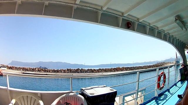 Греция 2017 58 - Балос. Отплытие из гавани Киссамоса. смотреть онлайн