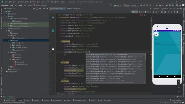 How to Make Login Page in Android Studio in Hindi | Login Page in XML | Login Page using XML & JAVA смотреть онлайн