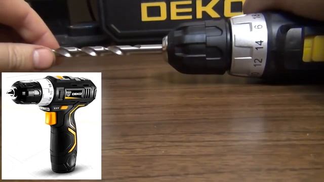 Бесщёточный шуруповёрт DEKO 20v