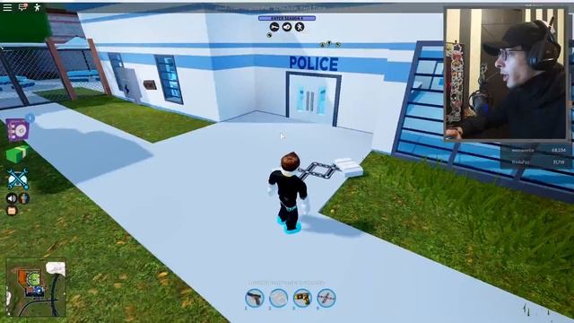ბორკილებით დათუნასთან ერთად. ROBLOX JAILBreak