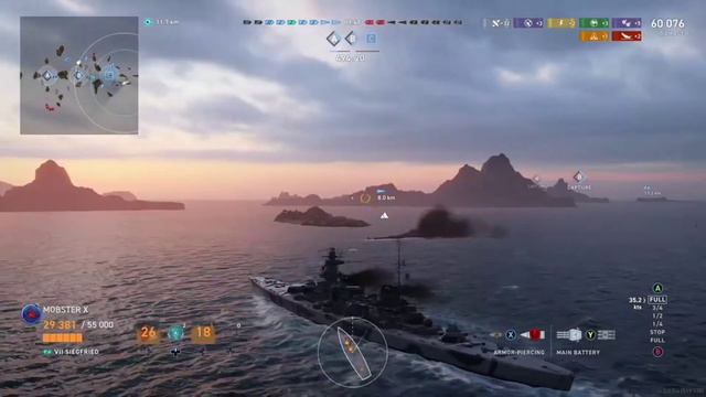 New German cruiser Siegfried gameplay. #worldofwarshipslegendsSiegfried #wowslegendsSiegfried смотреть онлайн