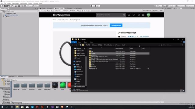 UNITY VR MOVEMENT TUTORIAL: Spinn PlaySpace Locomotion. [Simple] Oculus Quest,Rift,Vive VR Game tip смотреть онлайн