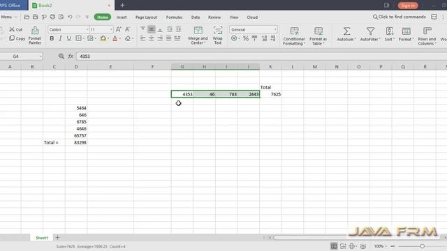 WPS Office Spreadsheet Tutorial - sum Function | WPS Office 2019 смотреть онлайн