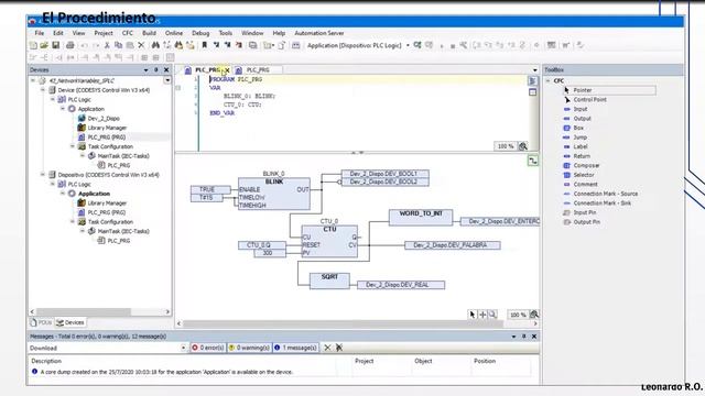 Variables de Red (Network Variables)-- PLC Virtual --Codesys Control смотреть онлайн