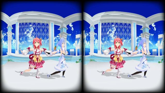 【VR180】ライカ by さくらみこ＆兎田ぺこら【Hololive MMD】3D VR 8K смотреть онлайн