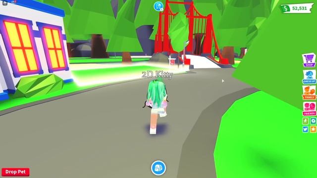 БЕГОМ в игру! новый питомец 2D котик в адопт ми! Крутая обнова на 1 апреля в adopt me смотреть онлайн