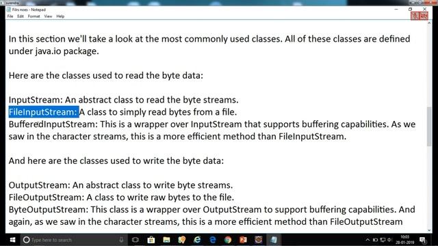 JAVA PROGRAMMING 28-01-2019 смотреть онлайн