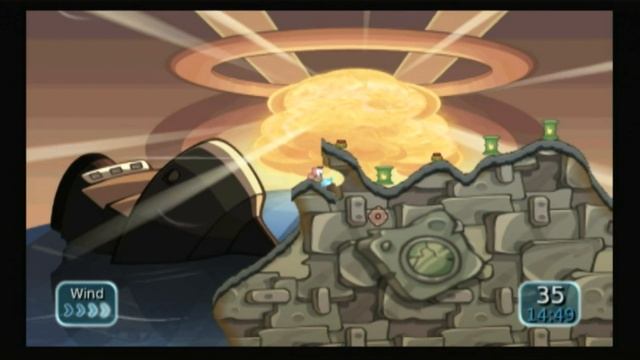 CGR Undertow - WORMS: BATTLE ISLANDS for Nintendo Wii Video Game Review смотреть онлайн