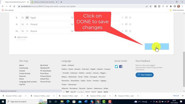 Add Your Own Voice To Wordwall Activities-Wordwall Audio #wordwall #wordwallaudio