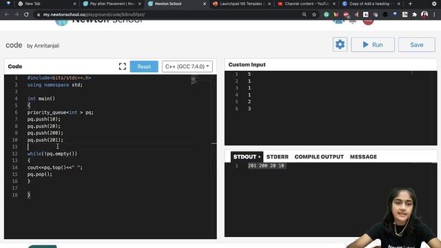 Priority Queue in C++ Standard Template Library (STL)??? Full Explanation in Hindi ?? смотреть онлайн
