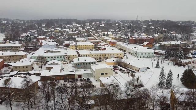 Зимняя Таруса, Собор апостолов Петра и Павла/Winter Tarusa, Cathedral of the Apostles Peter and Pau смотреть онлайн