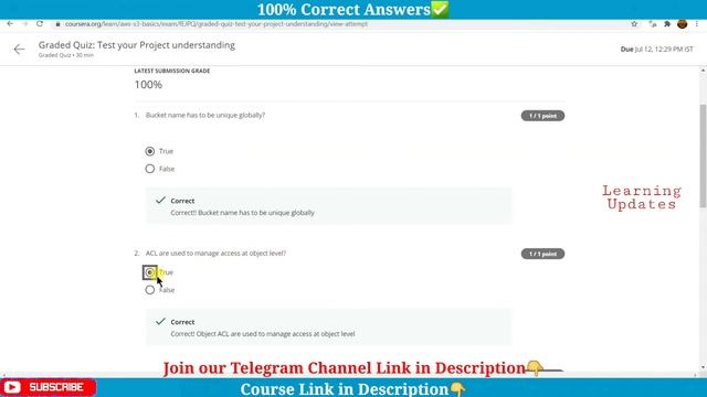 AWS S3 Basics | Coursera Project Network | Coursera Guided Project | All Quiz Answers | 100% Marks смотреть онлайн