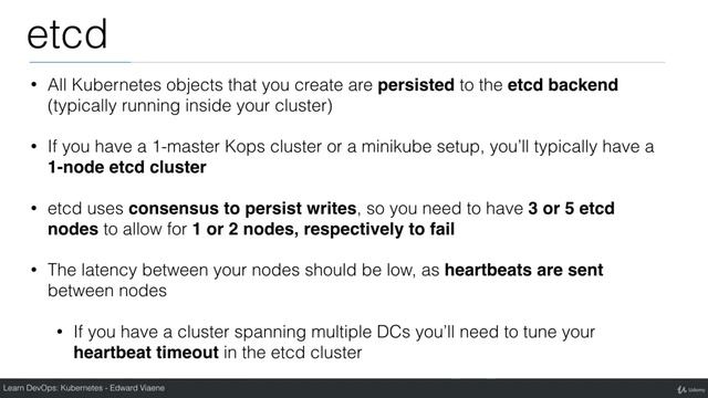 Distributed reliable key-value store or ETCD in Kubernetes | Kubernetes Tutorial смотреть онлайн