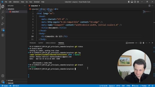 COMANDOS GIT MAIS UTILIZADOS NO DIA A DIA DE UM DEV смотреть онлайн