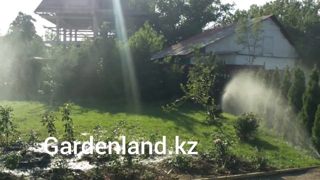 Автополив видео наши работы в Алматы. Монтаж автоматического полива в Алматы смотреть онлайн