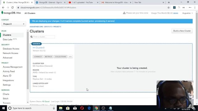Andela DevC 06 and 07 Setting up the MongoDB Atlas Cluster смотреть онлайн
