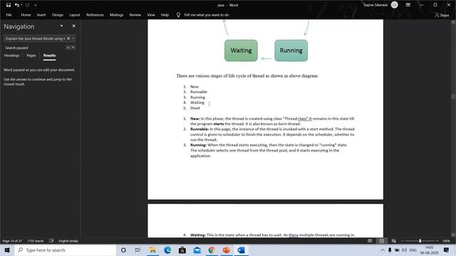 Life cycle of a thread in JAVA (states of a thread) смотреть онлайн