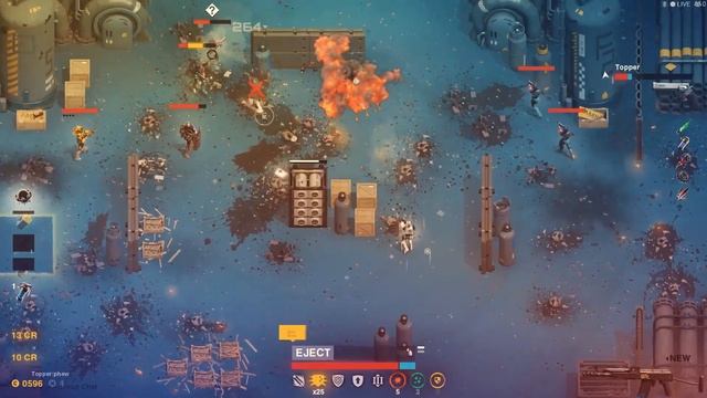Synthetik 2-player online co-op (isometric twin-stick shooter rogue-lite) смотреть онлайн