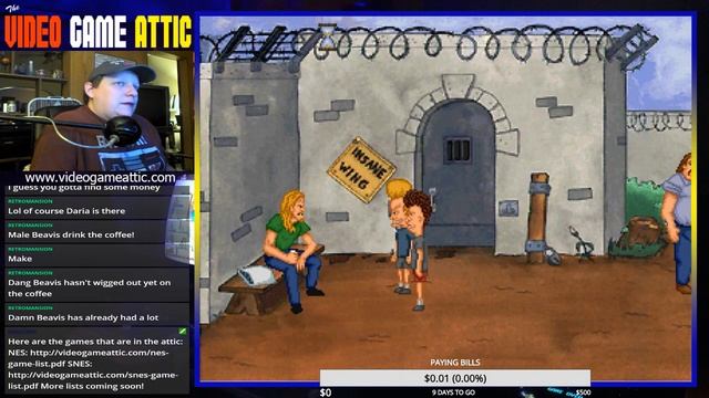 VGA LIVE - Beavis and Butthead in Virtual Stupidity Playthrough смотреть онлайн