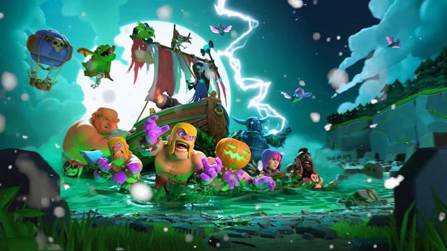 Clash Of Clans Halloween Theme 1 Hour смотреть онлайн