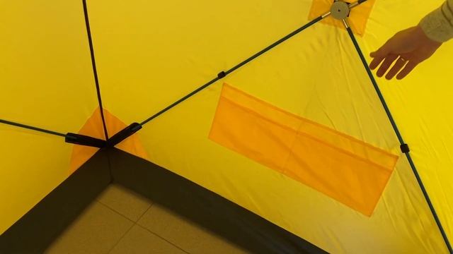 Обзор палатки для рыбалки Helios V2.0 Куб Extreme 1,5 х 1,5 с широким входом смотреть онлайн