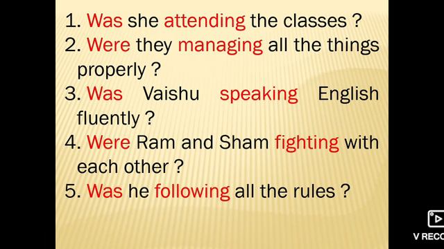 Past Continuous Tense - Yes/No Type Questions ( Tenses ) English Grammar смотреть онлайн